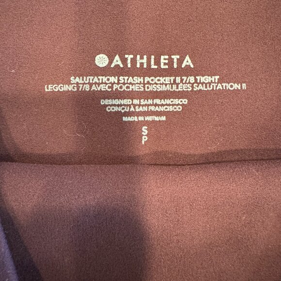 Athleta Pants - Athleta Salutation Stash Pocket II 7/8 Tight